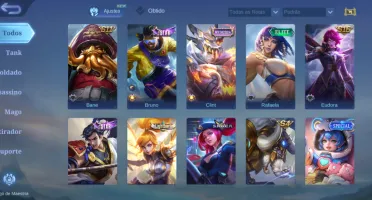 Conta Mobile Legends - 118 heróis, 272 skins