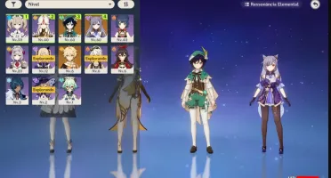 CONTA GENSHIN IMPACT - AR32 - VENTI/KEQING/ARMA TIER 5