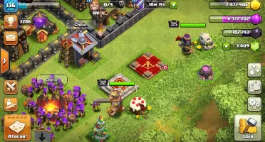 Conta Clash of Clans Cv10 Full - Heróis 32/35 + 3600 Gemas!