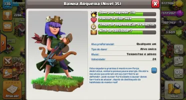 Conta Clash of Clans Cv10 Full - Heróis 32/35 + 3600 Gemas!
