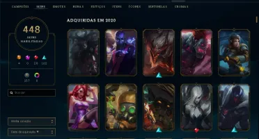 CONTA D4 COM 450 SKINS