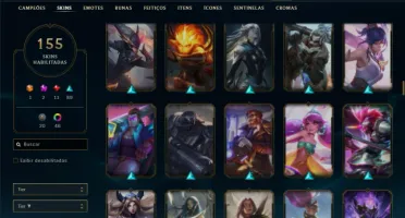 Ouro 2 com 150 Champs e 155 Skins ( MID / JG )