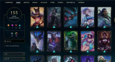 Ouro 2 com 150 Champs e 155 Skins ( MID / JG )