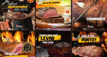 Pack Artes Canva Churrascaria 40 Temas Editáveis