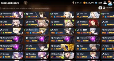 Conta Epic seven - Iniciante com bons bonecos