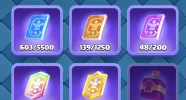 Conta Clash Royale full carta com passe mini pekka e mago