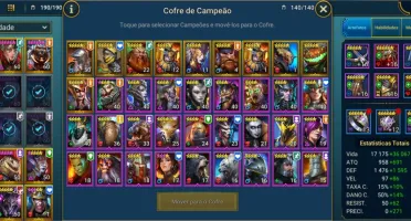 Conta Raid Shadow Legends Lv 73