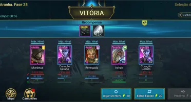 Conta Raid Shadow Legends Lv 73
