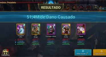 Conta Raid Shadow Legends Lv 73