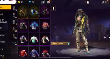 conta de free fire gemada