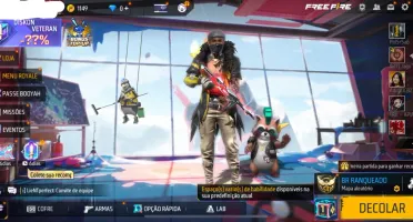 conta de free fire gemada