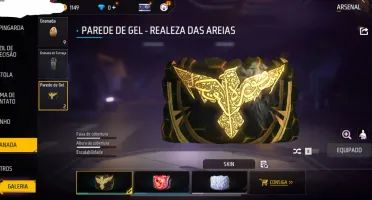 conta de free fire gemada