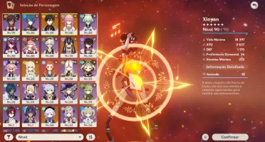 Genshin Impact Cyno, Zhongli, Yae Miko e Túmulo do lobo AR53