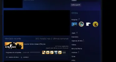 4 ANOS DE SERVIÇO CS GO C/ PRIME E ALGUNS JOGOS E SKINS