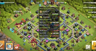 Conta Clash Of Clans Cv13 Semi-Full (Pra Sair Logo)