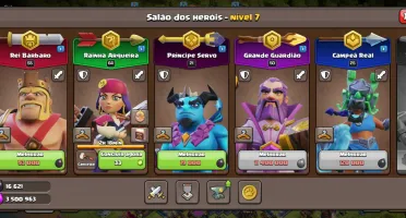 Conta Clash Of Clans Cv13 Semi-Full (Pra Sair Logo)