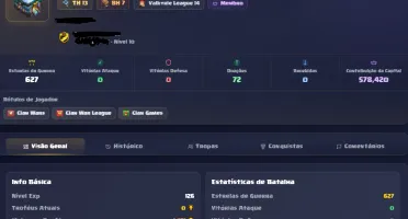 Conta Clash Of Clans Cv13 Semi-Full (Pra Sair Logo)