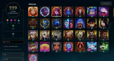 Conta Antiga! Hand Lv - 219 Skins - Todos Champs Unranked