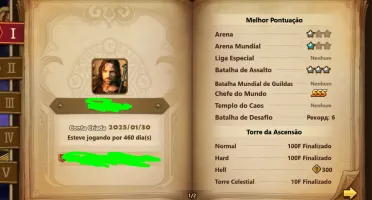 Conta Sw 2 LD:Aragorn dark top LD do jogo E hanwul SV:global