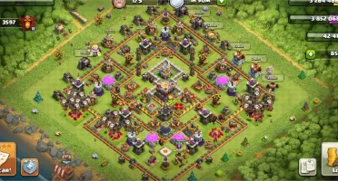 Clash of Clans CV 11 FULL só falta muros