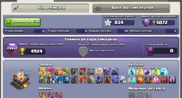 Clash of Clans CV 11 FULL só falta muros