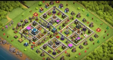 Conta de clash of clans Full cv12 e recém upada pro cv13