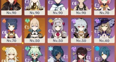 Genshin AR55 - 5* & 4*C6