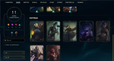 Conta Diamante 1 com 40 Champs e 11 Skins + 5 Fragmentos