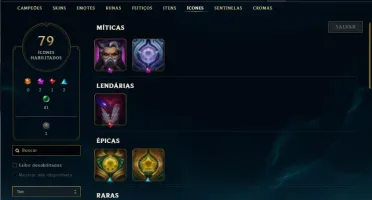Conta Diamante 1 com 40 Champs e 11 Skins + 5 Fragmentos