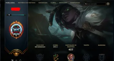 Conta League of Legends Completa Season atual UNRANKED