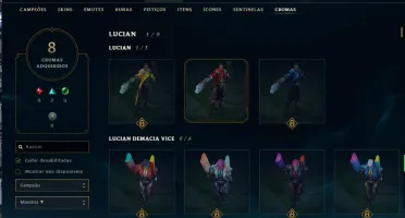Conta League of Legends Completa Season atual UNRANKED