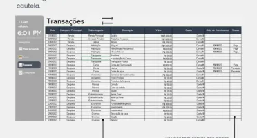 Planilha Financeira Controle Total