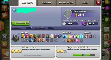 conta lvl 95, C.V 9 --> OBS: SÓ PARA iOS