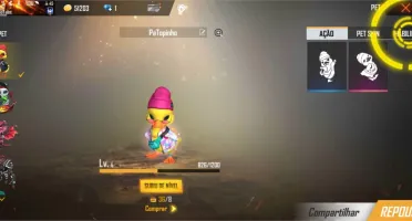 Conta free fire gemada