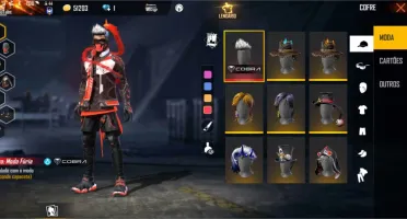 Conta free fire gemada