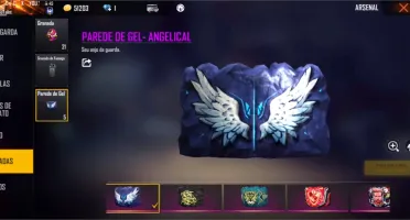 Conta free fire gemada