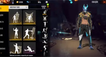 Conta free fire gemada