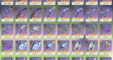 Genshin Impact endgame 20 heróis 5*, 9 armas 5*, 27 resinas