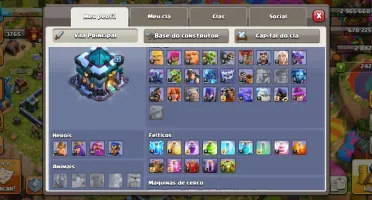 Conta Clash of clans CV 13