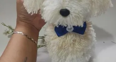 Cachorrinho Poodle - Amigurumi de Crochê