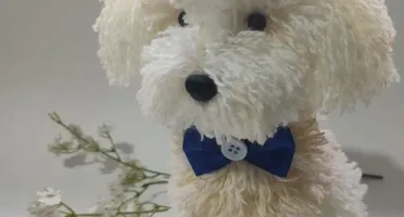 Cachorrinho Poodle - Amigurumi de Crochê