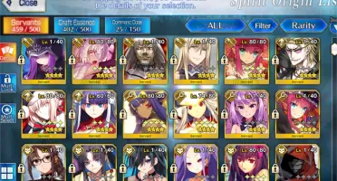 Conta FateGO 9SSR 33SR e 100 SQ