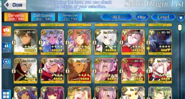Conta FateGO 9SSR 33SR e 100 SQ