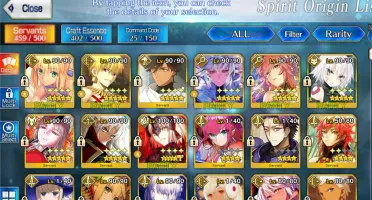 Conta FateGO 9SSR 33SR e 100 SQ