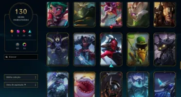 CONTA LOL 6 ANOS 130 SKINS UNRANKED + WILD RIFT ESMERALDA 1