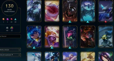 CONTA LOL 6 ANOS 130 SKINS UNRANKED + WILD RIFT ESMERALDA 1