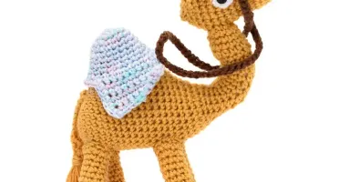 Camelo em amigurumi