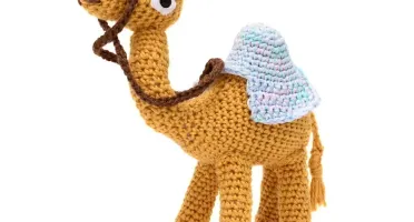 Camelo em amigurumi