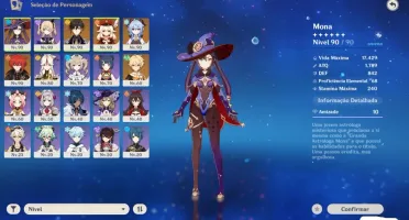 AR55 melhor combo do jogo (Mona, Klee, Fischl + Zongli)