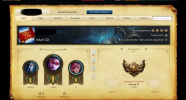 CONTA BRONZE 3  BARATA!!!!! 10 CAMPEOES DE 6300